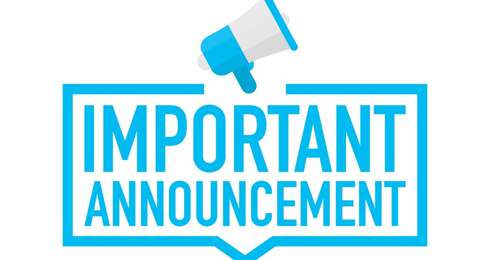 important announcement